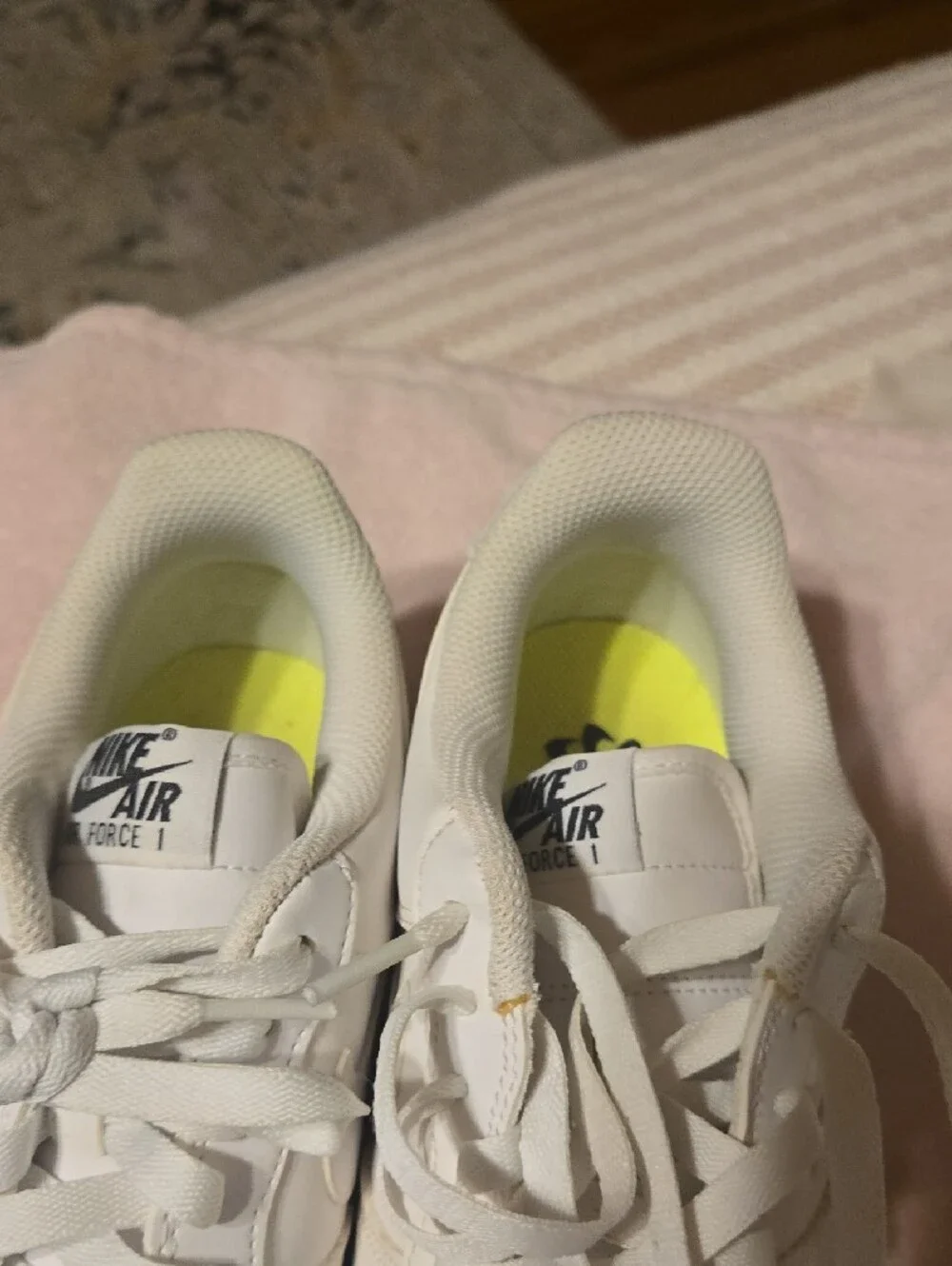 Nike Kids White Low-Top Leather Sneakers
